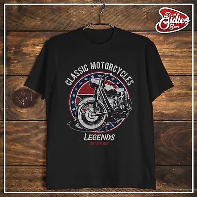 Classic Motorcycles T-shirt Cruiser Chopper Enduro Scooter Racing Shirt • $17.96