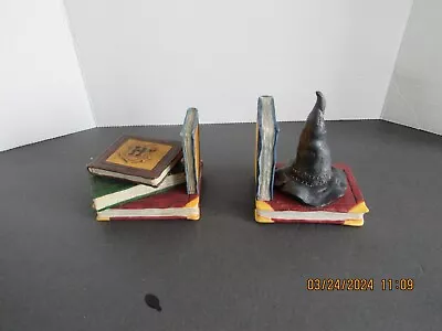 Harry Potter Sorting Hat Bookends By Enesco Warner Brothers 2000 • $28.99