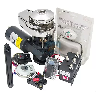 900W 6MM Boat Anchor Winch Remote Control Windlass Max Working Load 220KG 12V • $959.99