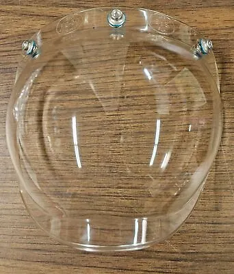 Vintage Bubble Shield Helmet 70's Old School Clear 3/4 Helmet Motorcy • $17.99