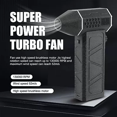 130000 RPM Turbo Blower Jet Fan Violent Turbofan Brushless Motor Rechargeable UB • $55.09