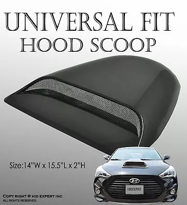 JDM Universal Car Decorative Air Flow Intake Hood Scoop Vent Bonnet Cover C83 • $35.09