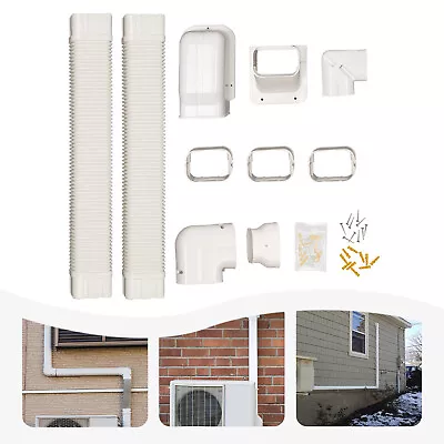 4  W * 17Ft L PVC Decorative Pipe Line Cover Kit For AC-Full Set Protection Hose • $49