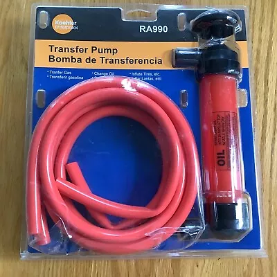 Koehler Enterprises RA990 Multi-Use Siphon Fuel Transfer Pump Kit NIB • $25