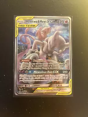 Pokémon TCG Mewtwo And Mew GX Sun & Moon SM191 Holo Promo Promo • $40