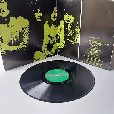 Led Zeppelin II Super Rare Australian Green/Silver Atlantic Diff Gatefold Inner • $160