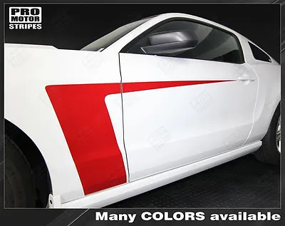 Ford Mustang 2005-2023 Side Accent Hockey Stripes Decals (Choose Color) • $42