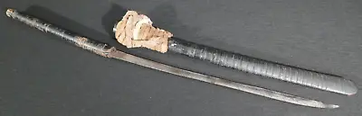 Antique Tribal 19th C. Vietnamese Dai Dao Sword (Gươm Truòng) Exquisite Example • $11.50