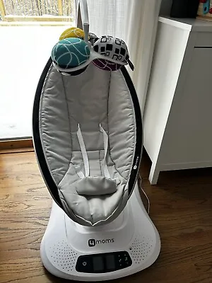 4moms MamaRoo Multi-Motion Baby Swing Model 1037 Gray W/ Strap & Newborn Insert • $225