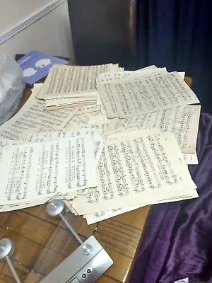 50 Pages Vintage Music Paper For Crafting. • £4.50