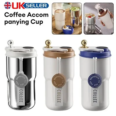 420 Insulated Travel Coffee Mug Thermos Cup Thermal Stainless Steel Flask Vacuum • £2.12