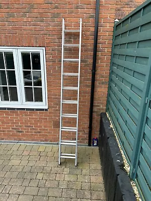 Used Aluminium Double Extension Ladders • £60