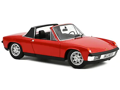 1972 Volkswagen-Porsche 914 1.7 Bahia Red With Black Top 1/18 Diecast Model Car  • $122.15