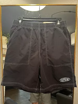 Supreme Black Nylon Painter Shorts SS23 Size S Great Condition • $85