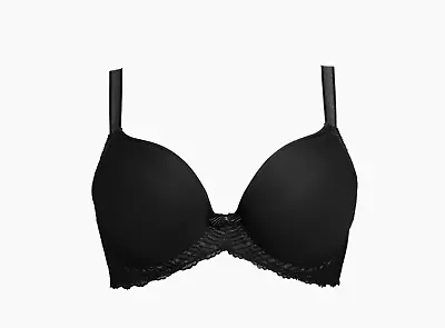 Wacoal La Femme Underwire T-Shirt Bra 30DDD Black • $35.99