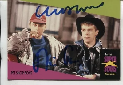 PET SHOP BOYS Signed AUTOGRAPH 9961 • $3.99