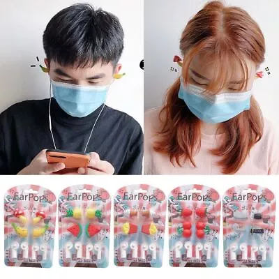 Earphones Decor Cover Earphones Decor Case Funny Decoration For Apple Airpods • $8.29