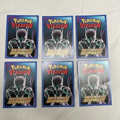  Pokemon Stadium Nintendo 64 N64 Blockbuster Nintendo Power Trading Cards Set • $11