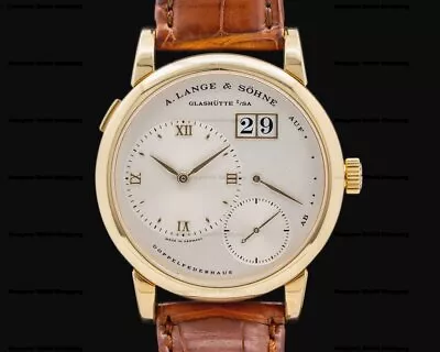 A. Lange And Sohne 101.001 FIRST SERIES Lange 1 18K Yellow Gold SOLID BACK RARE • $64500