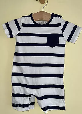 F&F Baby Boy Summer Romper Size 0-3 Months  • £2.75