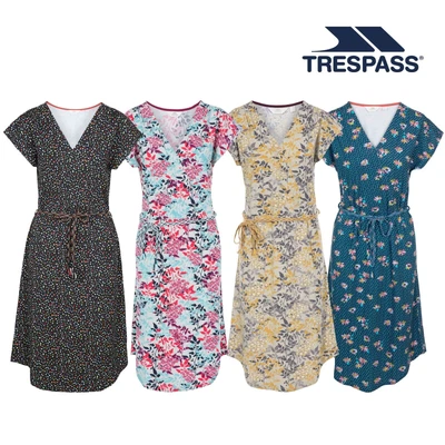 £39.99 • Buy Trespass Womens V Neck Dress Short Sleeve Summer Casual Una