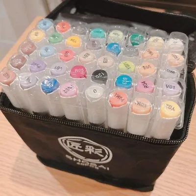 SHOSAI Illustration Marker Set 36 Colors 40 Pieces Double-Ended Broad And Fine • $55.40