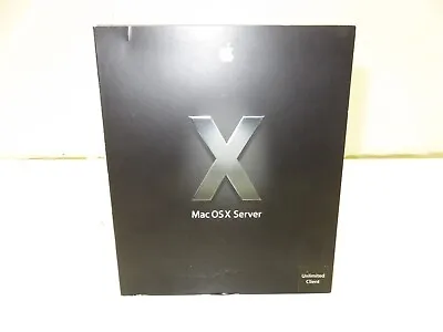 Mac OS X 10.4 Tiger Server Unlimited Client • $199.99
