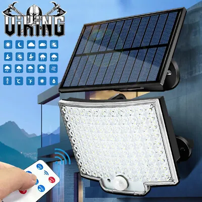 1200000lm LED Solar Street Light Security Flood Lamp Motion Sensor Outdoor Wall • $13.29