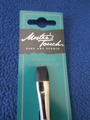 Master's Touch Acrylic And Watercolor 878 Series Flat Size 1/2 Brand New • $5.99