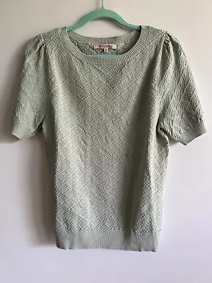 Review Australia Agave Green Sweet Water Short Sleeve Knit Top - Size 16 - BNWT • $40