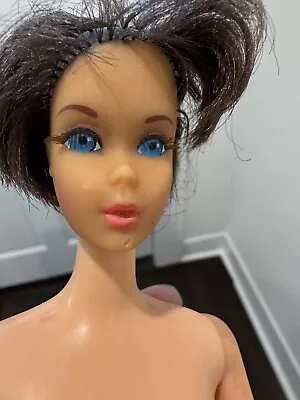 Vintage Twist N Turn Barbie With Eyelashes Needs TLC • $5