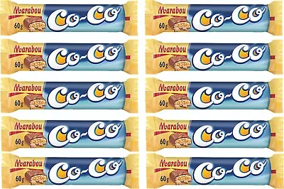 Marabou Co-Co 10 X 60 Gram Milk Chocolate & Coconut Toffee • $49.99