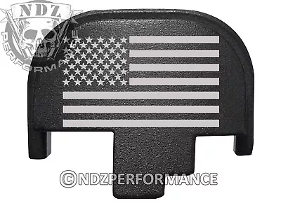 For Smith Wesson S&W M&P 9 40 45 Rear Slide Back Plate Blk US Flag • $19.99