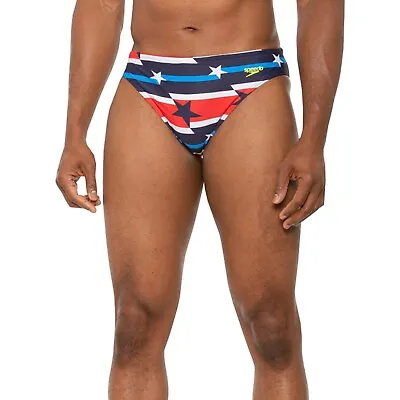 Speedo Men's Swim Briefs Size 34 Dripping In Gold Endurance Swimwear USA America • $28