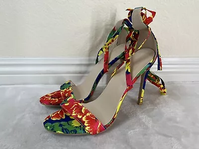 Womens Lace-Up Heels Strappy High Heel Sandals Stiletto Pumps Tie Up US SIZE 9 • $23