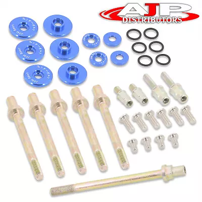 Blue JDM Engine Motor Aluminum Valve Cover Washer Bolts Kit For K-Series K20 K24 • $19.99