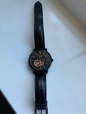 £15 • Buy Gents Rotary Jura Automatic Swiss Watch-Black Strap GS90513/10