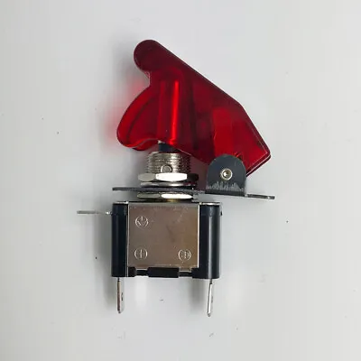 On/Off Toggle Switch ASW-07D LED-Red Light Diaphanous MISSILE Cover 12V/20A  • $2.90