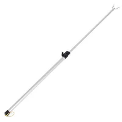 Telescopic Clothing Pole Clothes Drying Pole Retractable Clothesline Prop • £10.99