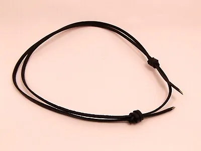 Genuine Round LEATHER Adjustable KNOT Sliding CHOKER NECKLACE 1.5/2 /2.5/ 3/ 4mm • $6.95