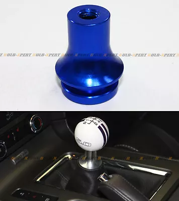 M10 X 1.5 Jdm Blue Aluminum Shift Knob Boot Retainer Jam Nut Adapter For Honda • $11.95