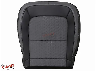 2018 2019 Chevy Colorado Z71-Driver Side Bottom Cloth Seat Cover Black/Dark Gray • $246.40