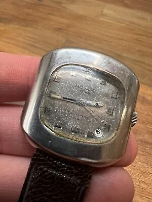 Gents Vintage Movado Hs 360 Kingmatic Video Wristwatch - Working • $124.50