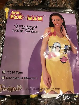 NEW Ms. Pac-Man Character Tank Dress Teen Size Halloween Costume #11514 • $15.99