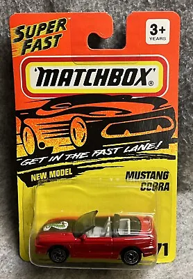 1995 Matchbox Mustang Cobra #71 - New Model • $2.75