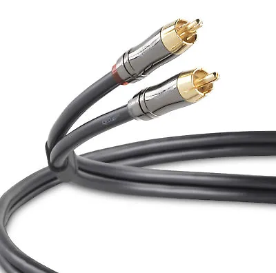 QED RCA Audio Cable - Performance Audio Graphite Interconnect - 60cm 1m 3m • £22.45