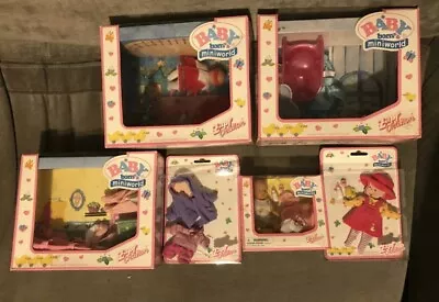 $91.47 • Buy Baby Born Mini World Bundle Zapf Creation Dolls, Rooms & Accessories In Boxes!