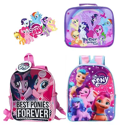 My Little Pony Back To School Premier Junior Kids Girls Backpack & Lunch Bag • £10.99