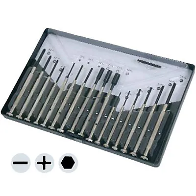 16pc Micro Precision Jewellers Screwdriver Socket Set - Fast Post - New • £5.99