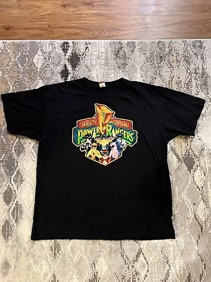 Power Rangers Super Legends Vintage T Shirt Mens Size Large Black Graphic 90s • $69.99